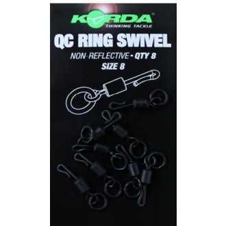 Obratlíky Korda Quick Change Ring Swivel 8ks