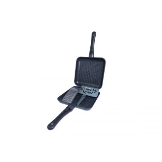 Pánev RidgeMonkey Connect Pan & Griddle XXL Granite Edition