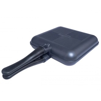 Pánev RidgeMonkey Connect Pan & Griddle XXL Granite Edition