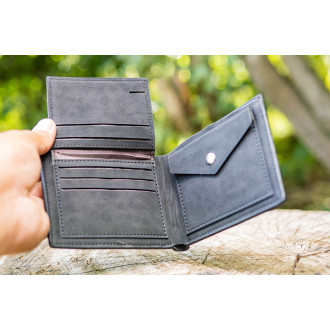 Peněženka Giants Fishing černá dva kapři Black Wallet Two Carps