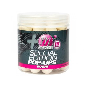Plovoucí boilies Mainline Limited Edition PopUps Sushi 15mm (White)