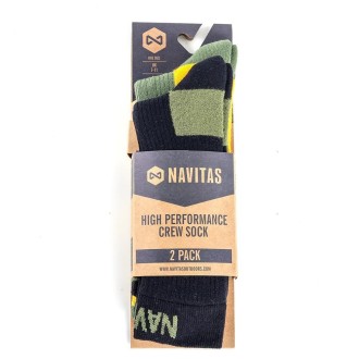Ponožky Navitas Coolmax Crew Sock Twin Pack 41-45