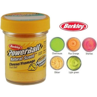 Těsto Berkley PowerBait® Trout Bait Natural Glitter Cheese 50g