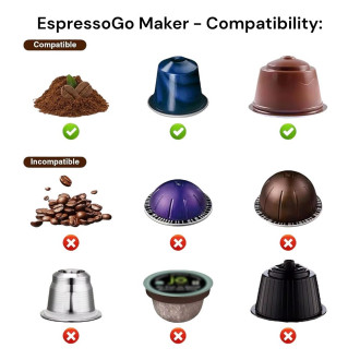 Přenosný kávovar Holdcarp EspressoGo Maker
