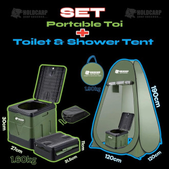 Přenosný set Holdcarp WC Portable Toi se stanem