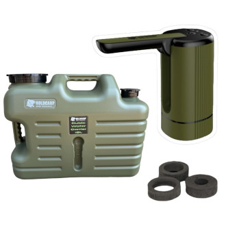 Set Holdcarp automatická pumpa Digital Rechargeable Tap + kanystr Cubic Water Carrier 18L