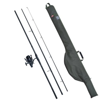 Set JRC Defender Combo 3,6m 3,0lb 3díly + naviják CR10000 FS + obal