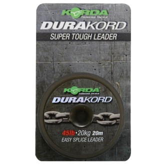 Šňůrka Korda Dura-Kord Dyneema Spliceable Leader 65lb 15m