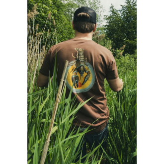Tričko Giants Fishing pánské hnědé Rak
