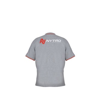 Tričko Nytro Light Marl Grey Polo Shirt