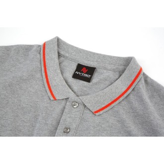 Tričko Nytro Light Marl Grey Polo Shirt