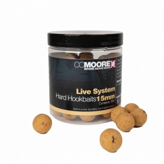 Tvrzené Boilies CC Moore Hard Hookbaits Live System