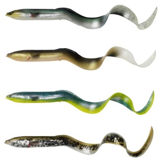 Úhoř Savage Gear 3D Real Eel Bulk 15cm Dirty Eel