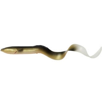 Úhoř Savage Gear 3D Real Eel Bulk 15cm Dirty Eel