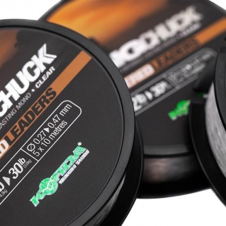 Ujímaný návazec Korda LongChuck Tapered Leaders 0,30-0,47mm 12-30lb