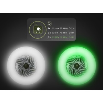 Ventilátor se světlem Delphin Ventix 4400 mAh
