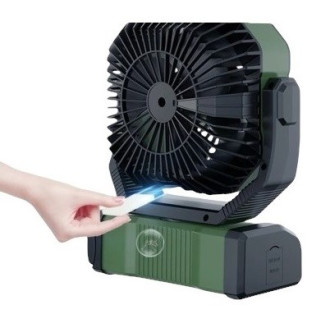 Větrák Holdcarp Rechargeable DoubleMotor WaterSpray Fan