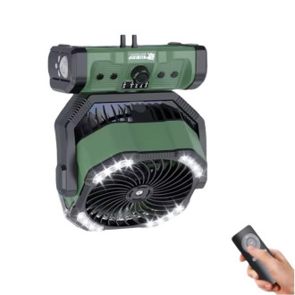 Větrák Holdcarp Rechargeable DoubleMotor WaterSpray Fan