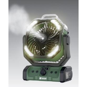 Větrák Holdcarp Rechargeable DoubleMotor WaterSpray Fan