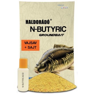 Vnadící směs Haldorádó N-Butyric Groundbait Kyselina máslová 800g + 50ml Aroma