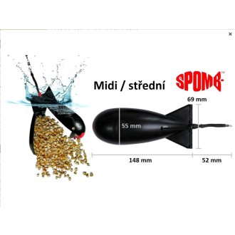 Zakrmovací rakleta Spomb Midi