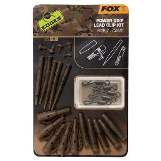 Závěsky Fox EDGES™ Camo Power Grip Lead Clip Kit (Size 7)